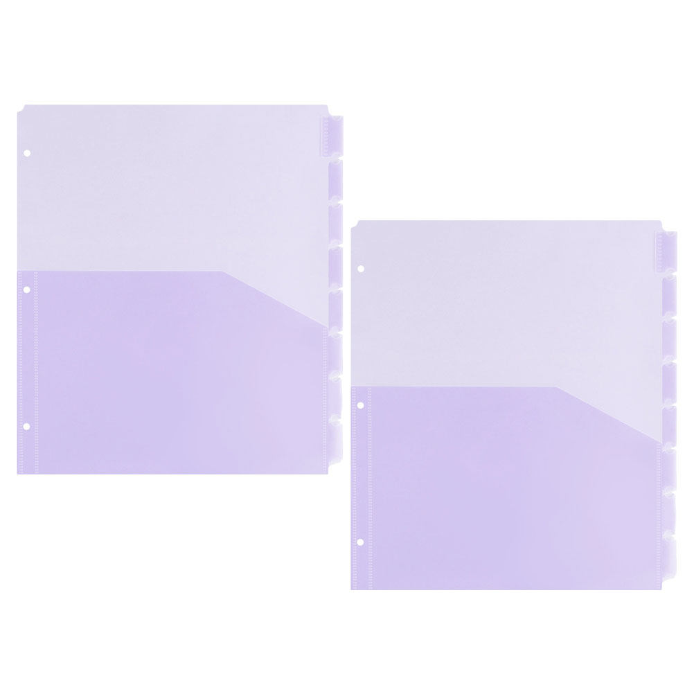 Tab Divider A4 - 2 Adet A4 Boyutunda, 3 Delikli,