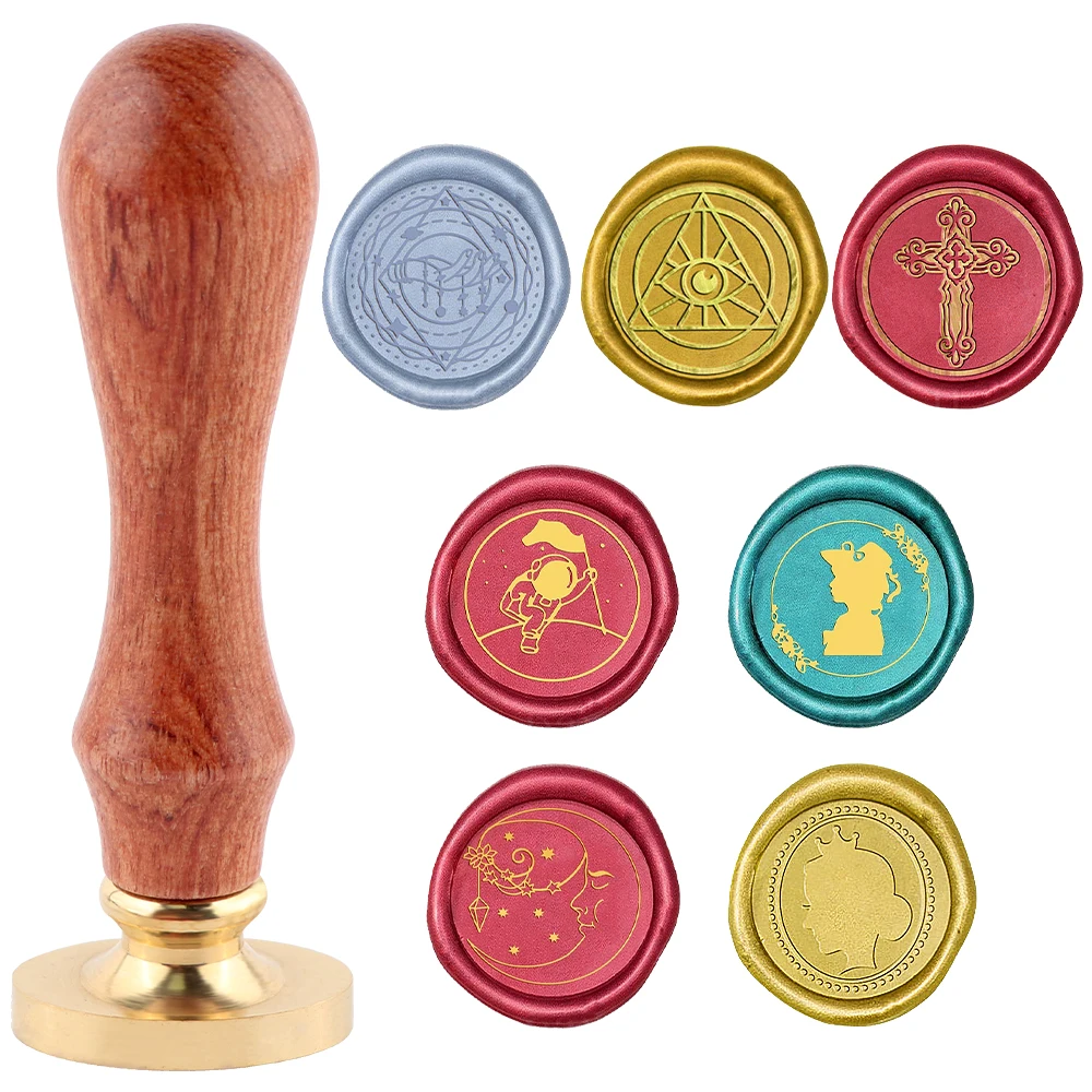 1 Çıkarılabilir Yuvarlak Pirin - Wax Seal Stamp Set incelemesi ve fiyatı