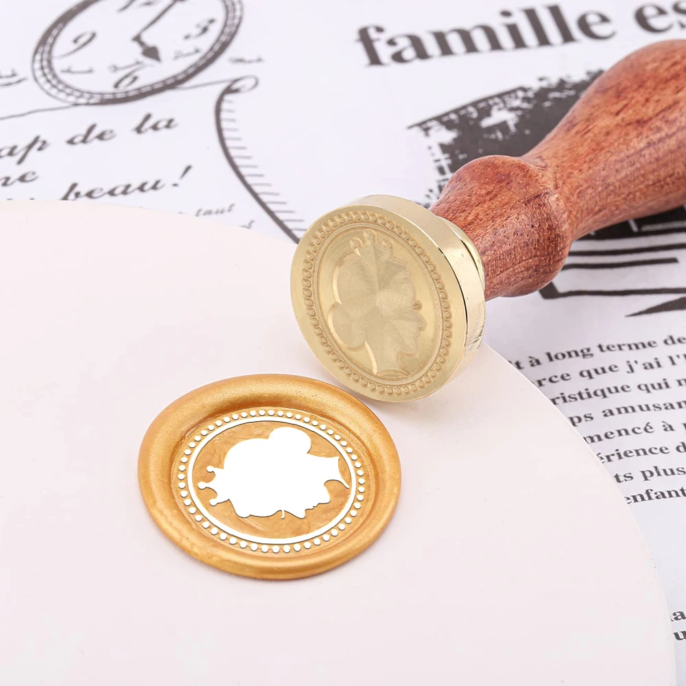 1 Çıkarılabilir Yuvarlak Pirin - Wax Seal Stamp Set incelemesi ve fiyatı