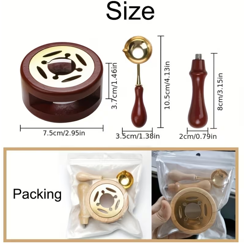Kişiye Özel Mum Mühür Seti, Öz - Wax Seal Stamp Set incelemesi ve fiyatı
